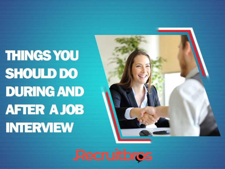 Things You Should Never do During And After a Job Interview