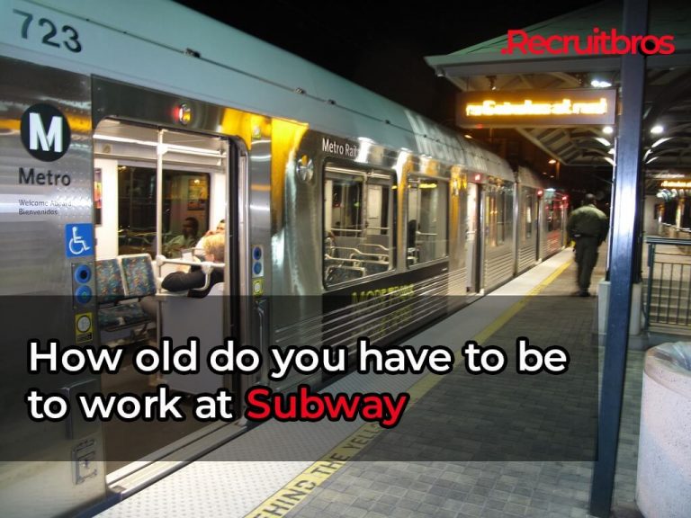 How old do you have to be to work at Subway?