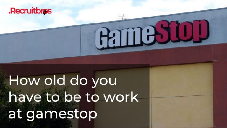 how old do you have to be to work at gamestop
