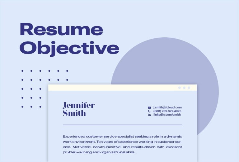 the goal of a resume