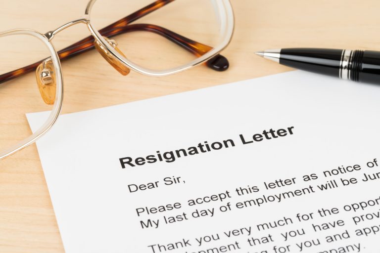 Resignation Letters For Employee