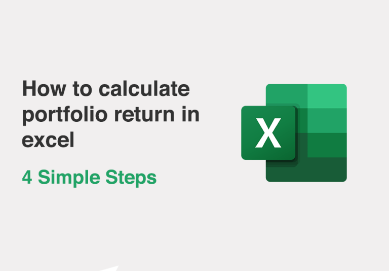 How To Calculate Portfolio Return In Excel